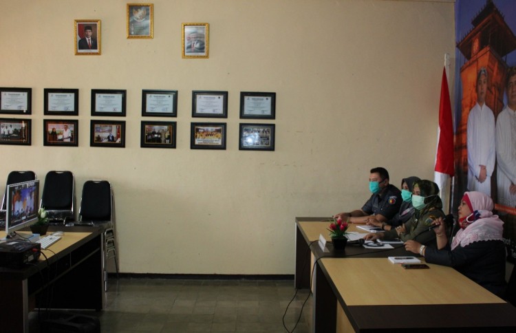 Arahan Ketua Bawaslu RI dalam Rakor Daring di Bawaslu Jawa Tengah