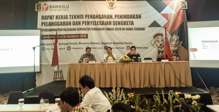 Bawaslu Jateng Siapkan Penanganan Penyelesaian Sengketa Pemilihan 2020