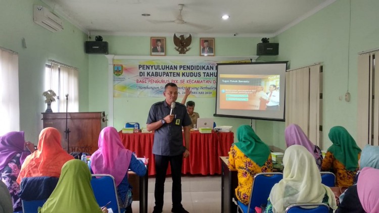 Bawaslu Kudus Berikan Materi Penyuluhan Pendidikan Politik di Kegiatan Kesbangpol