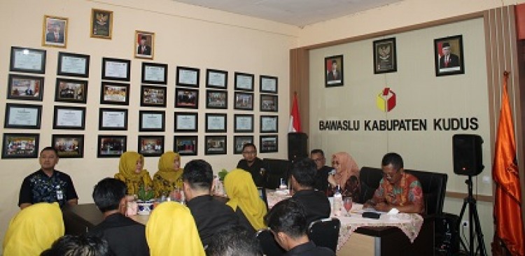 Bawaslu Kudus Diskusikan Netralitas ASN Bersama BKPP dan Badan Kesbangpol Kudus