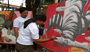 Bawaslu Kudus Gelar Lomba Mural ajak Masyarakat Kawal Pemilu 2019