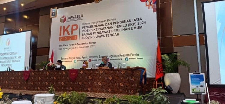 Bawaslu Kudus Hadiri Bimtek Pengawasan Pemilu