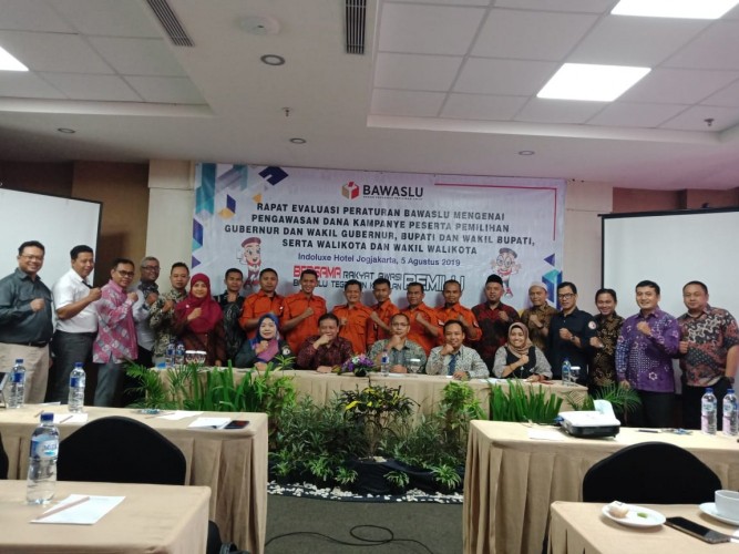 Bawaslu Kudus Hadiri Rapat Evaluasi Perbawaslu Tentang Pengawasan Dana Kampanye Pada Pelaksanaan Pilkada