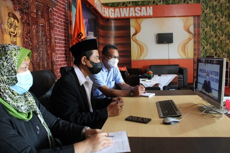 Bawaslu Kudus Ikuti Rapat Koordinasi SKPP Tingkat Dasar