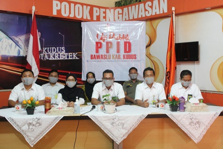 Bawaslu Kudus Ikuti Uji Publik Keterbukaan Informasi