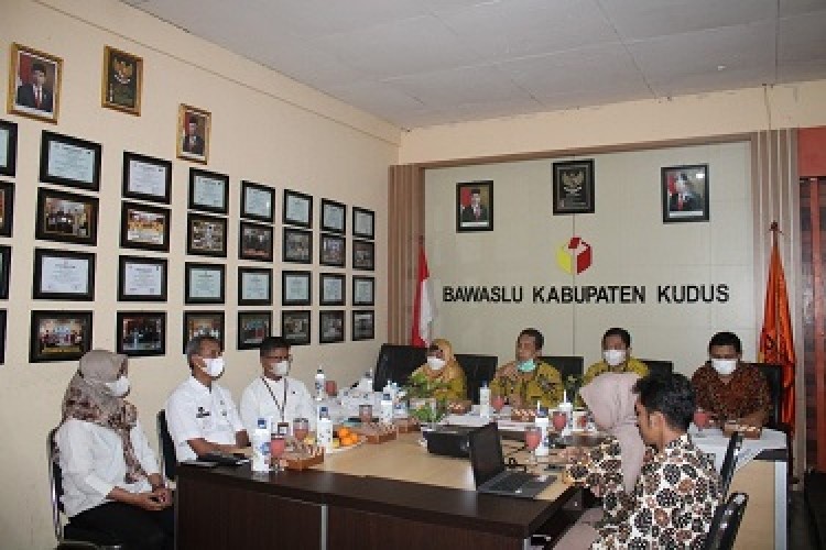 Bawaslu Kudus Koordinasikan Data Pemilih Berkelanjutan Bersama KPU, Dinas Dukcapil dan BPS Kudus