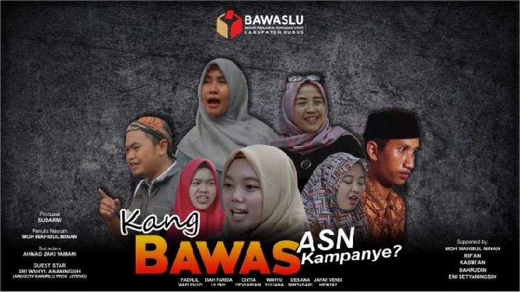 Bawaslu Kudus Produksi Film Pendek dengan Icon Kang Bawas
