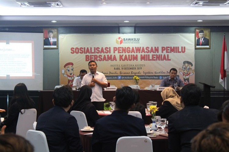 Bawaslu Kudus Tekankan Peran Penting Generasi Milenial Dalam Pengawasan Pemilu
