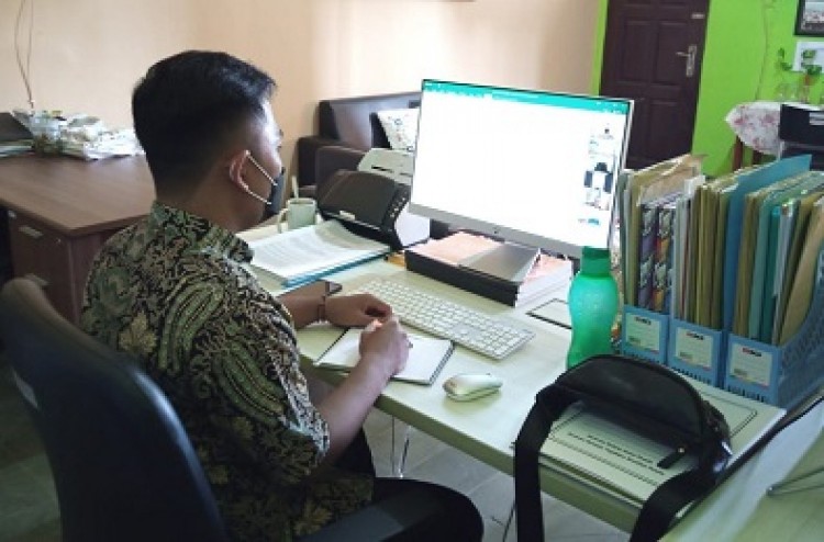 Biro Keuangan Dan BMN Bawaslu Melakukan Pemeriksaan Fisik BMN Rusak Berat Tahun 2021