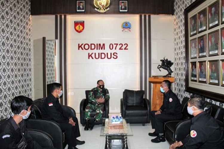 Dandim 0722 Kudus Sambut Baik Audiensi Jajaran Bawaslu Kudus