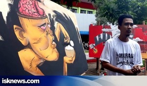 Ekspresi Pemilu Sukses Dalam Sapuan Kuas Seniman Mural