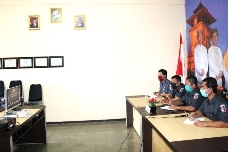 Lewat Vidcon, Bawaslu Jateng Berikan Arahan Penyelesaian Sengketa di Tengah Pandemi