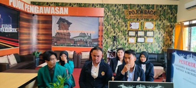 Mahasiswa UMK, Unhawas Magang di Bawaslu Kudus