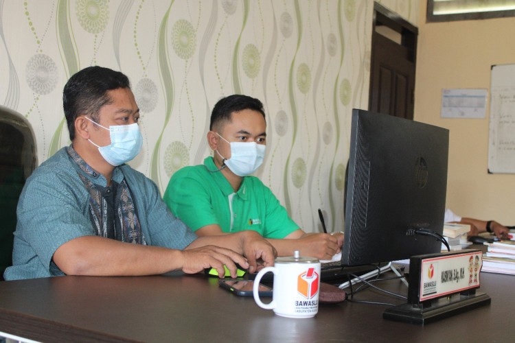 Program Sosialisasi Penyelesaian Sengketa Bawaslu Kabupaten/Kota dipantau oleh Bawaslu RI