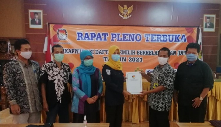 Rekapitulasi DPB Periode Desember 2020 Sejumlah 613.914 Pemilih