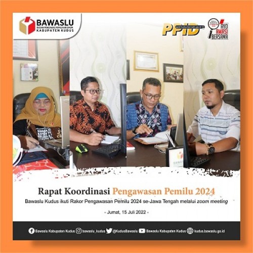 Tahapan Pemilu 2024 Terus Berjalan, Bawaslu Provinsi Jateng Matangkan Persiapannya