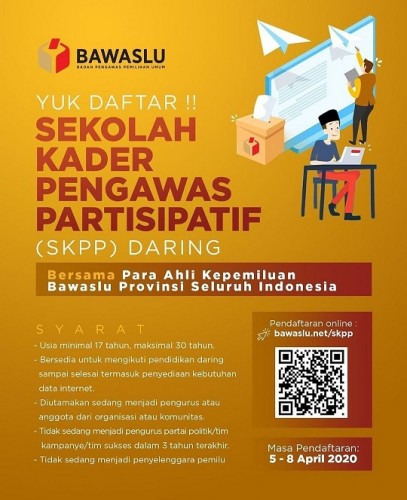 Yuk&hellip; Mendaftar Sekolah Kader Pengawas Pemilu