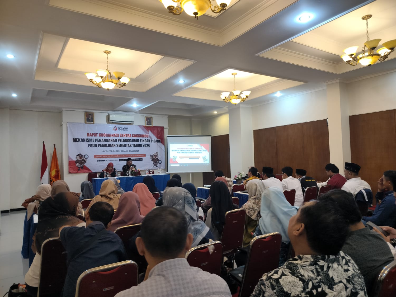 30 Juli 2024 Gakkumdu Bawaslu Kudus Bahas Mekanisme Penanganan Pelanggaran Tindak Pidana Pemilihan Serentak 2024