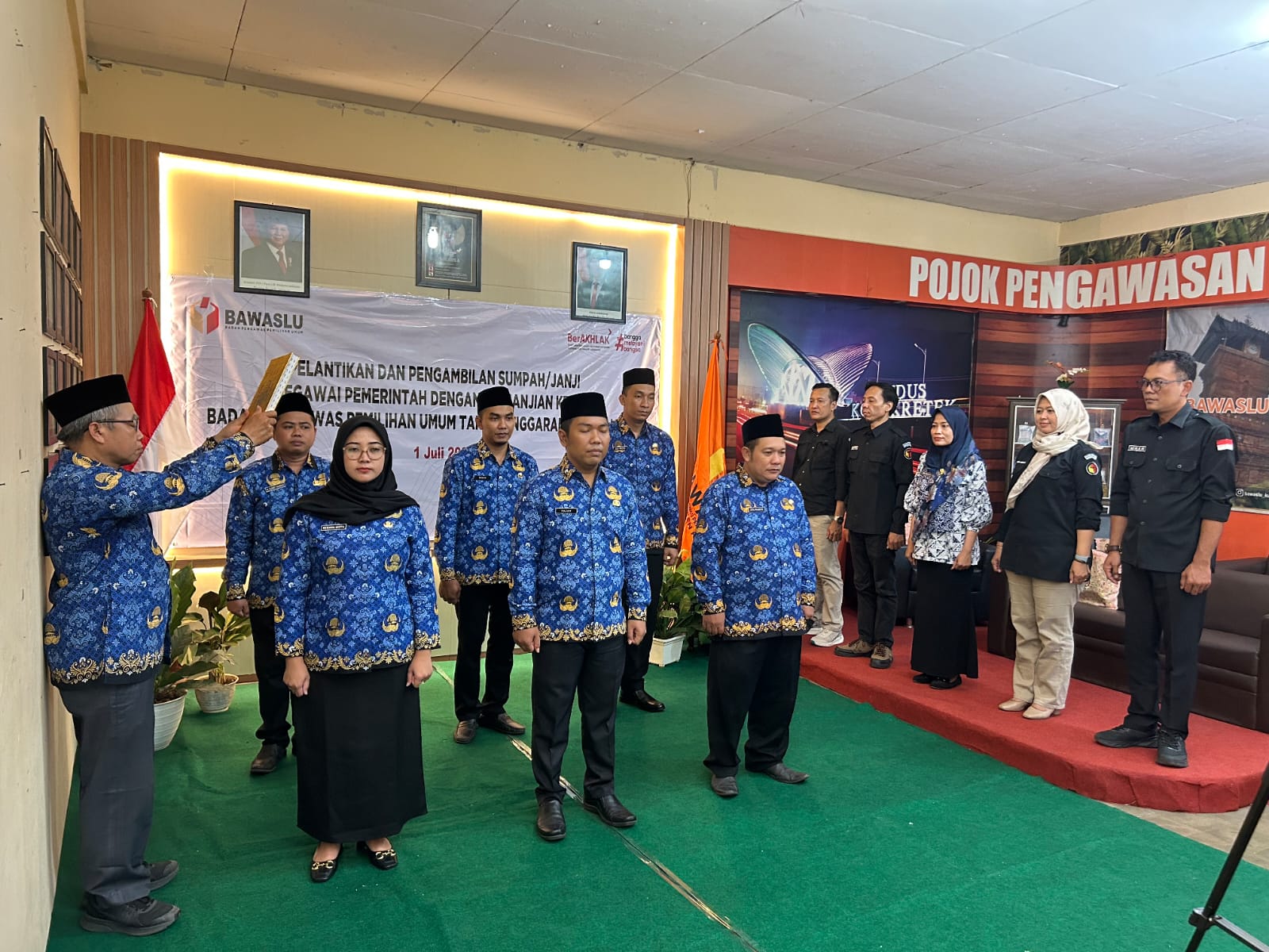 1 Juli 2025 Enam Pegawai PPPK Bawaslu Kudus Resmi Dilantik, Siap Jalankan Amanah Pengawasan
