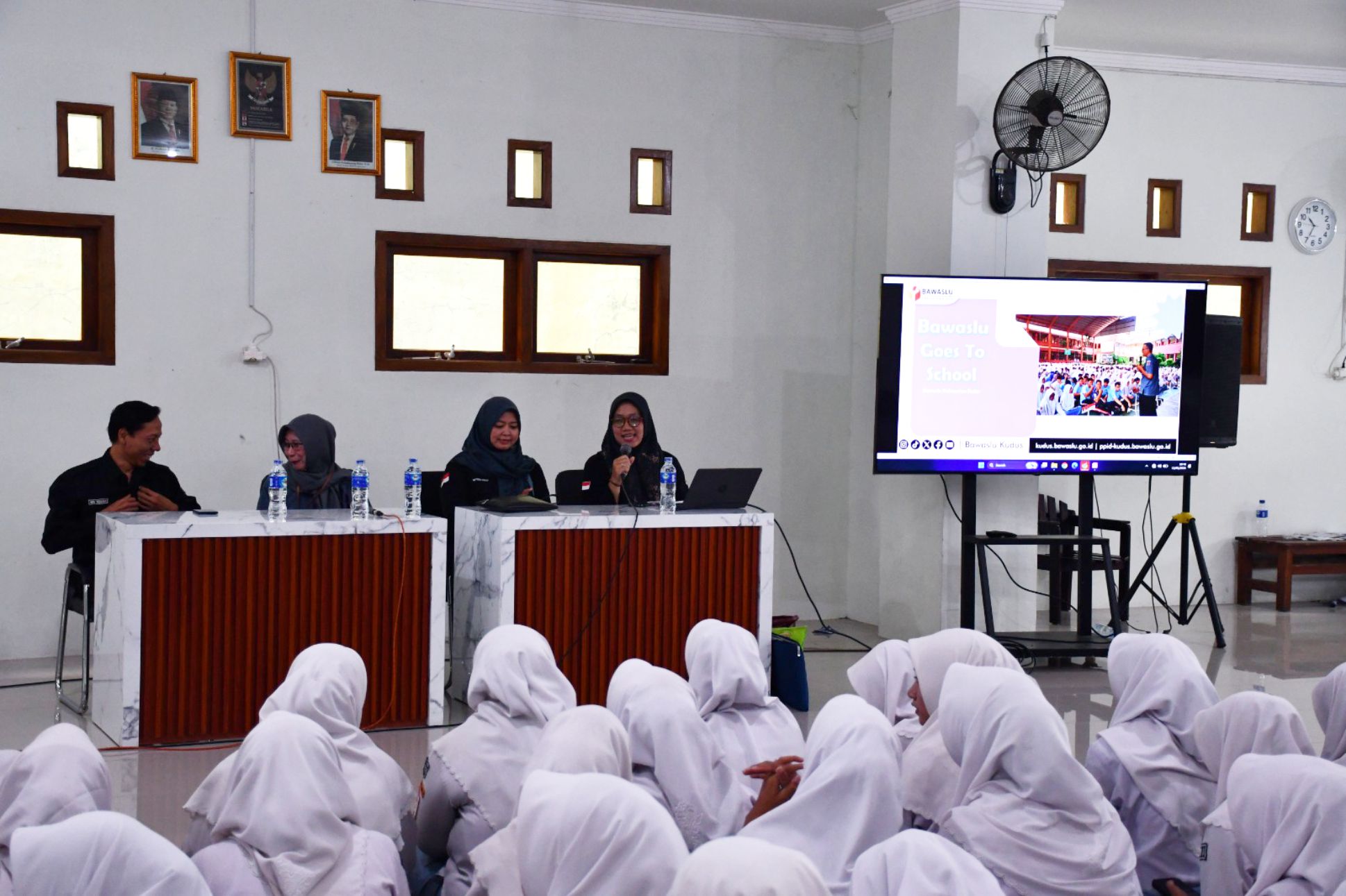 12 Mei 2026 Dorong Pengawasan Partisipatif lewat Bawaslu Goes To School di MA NU Muallimat Kudus
