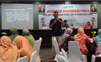 Bawaslu Kabupaten Kudus  Gelar Kegiatan Evaluasi Pengawasan Pemilu 2019
