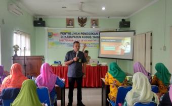 Bawaslu Kudus Berikan Materi Penyuluhan Pendidikan Politik di Kegiatan Kesbangpol