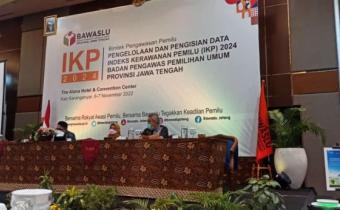 Bawaslu Kudus Hadiri Bimtek Pengawasan Pemilu