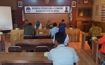 Bawaslu Kudus Hadiri Rakor DPB Triwullan II dan Sosialisasi Aplikasi &ldquo;Lindungi Hakmu&rdquo;