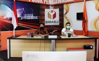 Bawaslu Kudus Ikuti Rakor Mekanisme Musyawarah Penyelesaian Sengketa Pemilihan Tahun 2020