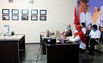 Bawaslu Kudus Ikuti Rapat Evaluasi SAKIP Tahun 2020