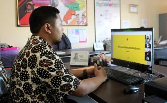 Bawaslu Kudus Ikuti Sosialisasi Peraturan Bawaslu Nomor 3 Tahun 2020