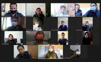 Cegah Penyebaran Covid-19, Bawaslu Kudus Gelar Rakor Internal Secara Daring