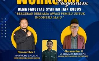 Jadi Narasumber Workshop, Bawaslu Kudus Kenalkan Tugas dan Fungsinya