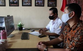 Jelang Pelaksanaan SKPP Dasar, Bawaslu Kudus Ikuti Rakor Persiapannya