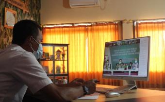 Ketua Bawaslu Kudus Hadiri Forum Konsultasi Publik Rancangan Awal RKPD Tahun 2022