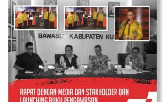 Ketua Bawaslu Kudus Resmi Luncurkan Buku Sejarah Pengawas Pemilu Di Kudus