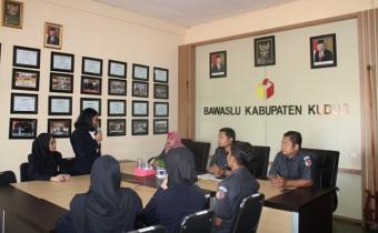 Lagi, Bawaslu Kudus Menerima Mahasiswa Magang UMK