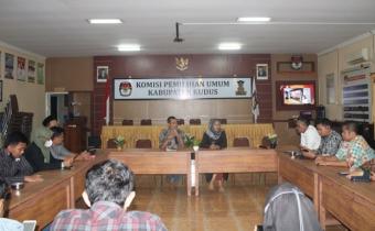 Menjelang Tahapan Verifikasi Parpol, KPU dan Bawaslu Kudus Lakukan Rapat Koordinasi
