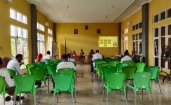 Panwascam Bae Adakan Sosialisasi Rekrutmen Pengawas Pemilu Kelurahan/Desa