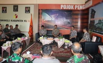 Sebagai Bentuk Pencegahan Pelanggaran Netralitas, Bawaslu Kudus Lakukan Koordinasi Dengan Danramil dan Kapolsek Se-Kabupaten Kudus