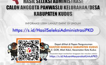 Pengumuman Hasil Penelitian Administrasi Calon Anggota PKD