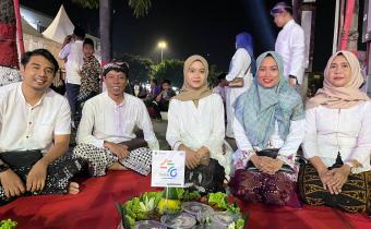 22 September 2025 Bawaslu Kudus Hadiri Kenduren Massal di Alun-alun Simpang 7